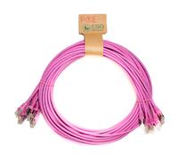 Cablenet 2m Cat6a RJ45 Pink S/FTP LSOH 26AWG Snagless Booted Patch Lea