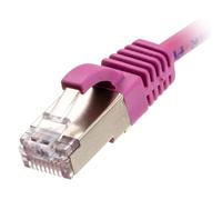 Cablenet 2m Cat6a RJ45 Pink U/FTP LSOH 30AWG Slim Snagless Booted Patc