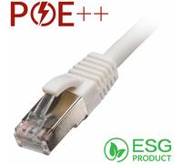 Cablenet 2m Cat6a RJ45 White S/FTP LSOH 26AWG Snagless Booted Patch Le