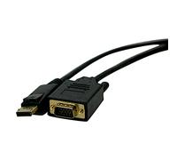 Cablenet 2m DisplayPort 1.2 Male - SVGA HD15 Male 1080i Black PVC Cabl