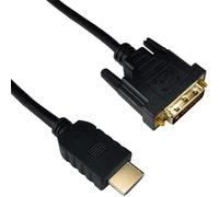 Cablenet 2m Gold HDMI 1.4b Male - DVI-D Male 1080p 24+1 30AWG Black Ca