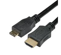 Cablenet 2m HDMI 1.4b Male - HDMI Male Mini C Hi Speed+Ethernet 30AWG
