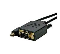 Cablenet 2m Mini DisplayPort Male 1.1 - SVGA HD15 Male 1080i Black PVC