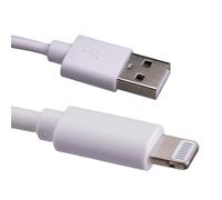 Cablenet 2m USB 2.0 Type A Male - Lightning MFI 8Pin Male Cable White