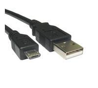 Cablenet 2m USB 2.0 Type A Male - USB Micro Type B Male Black PVC Cabl