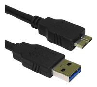 Cablenet 2m USB 3.0 Type A Male - Micro Type B Black Cable