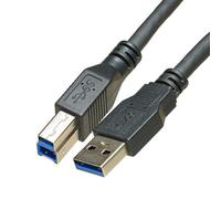Cablenet 2m USB 3.0 Type A Male - USB 3.0 Type B Male Black Cable