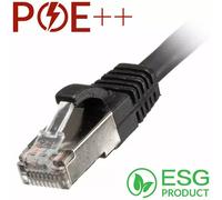 Cablenet 3m Cat6a RJ45 Black S/FTP LSOH 26AWG Snagless Booted Patch Lead (PK 100) 3 m Cat6a S/FTP (S-STP) RJ-45 RJ-45 Black