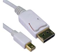 Cablenet 3m DisplayPort 1.2 Male-Mini DisplayPort Male (4Kx2K@60Hz) Wh