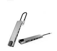 Cablenet 40-4108 laptop dock/port replicator Wired USB 3.2 Gen 2 (3.1 Gen 2) Type-C Silver