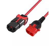 Cablenet 42-5210 power cable Black Red 1 m IEC C14 IEC C13