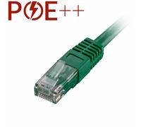 Cablenet 4m Cat6 RJ45 Green U/UTP PVC 24AWG Flush Moulded Booted Patch