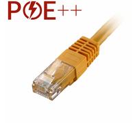 Cablenet 4m Cat6 RJ45 Yellow U/UTP PVC 24AWG Flush Moulded Booted Patc