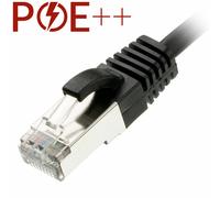 Cablenet 4m Cat6a RJ45 Black U/FTP LSOH 30AWG Slim Snagless Booted Pat