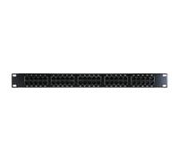 Cablenet 50 Way 1u Voice Panel 3 Pair (12-36-45). Connector(s): RJ-45 Cable types supported: Cat3. Mounting: Rack mounting Rack capacity: 1U Product colour: Black. Width: 482.6 mm Height: 43.8 mm Dept
