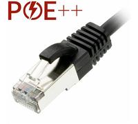 Cablenet 5m Cat6a RJ45 Black U/FTP LSOH 30AWG Slim Snagless Booted Patch Lead
