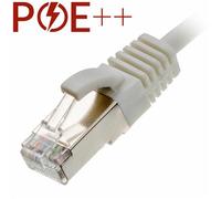 Cablenet 5m Cat6a RJ45 White U/FTP LSOH 30AWG Slim Snagless Booted Patch Lead