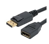 Cablenet 5m DisplayPort Male - Female Extension Black PVC Cable