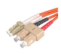Cablenet 5m OM1 62.5/125 LC-SC Duplex Orange LSOH Fibre Patch Lead