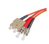 Cablenet 5m OM1 62.5/125 ST-SC Duplex Orange LSOH Fibre Patch Lead