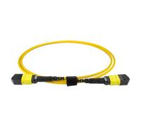 Cablenet 5m OS2 MPO (F) to MPO (F) Female 12F Yellow Trunk Cable Method B