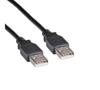 Cablenet 5m USB 2.0 Type A Male - USB 2.0 Type A Male Black PVC Cable