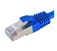 Cablenet 65-4002 networking cable Blue 0.25 m Cat6a S/FTP (S-STP)