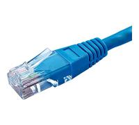 Cablenet 6m Cat5e RJ45 Blue U/UTP PVC 24AWG Flush Moulded Booted Patch