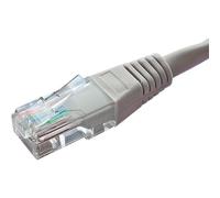 Cablenet 6m Cat5e RJ45 Grey U/UTP PVC 24AWG Flush Moulded Booted Patch