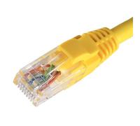 Cablenet 8m Cat5e RJ45 Yellow U/UTP LSOH 24AWG Snagless Booted Patch Lead