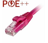 Cablenet 8m Cat6 RJ45 Pink U/UTP LSOH 24AWG Snagless Booted Patch Lead