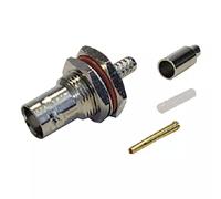 Cablenet BNC 4 Part Crimp Jack RG179 Insulated Turned