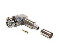 Cablenet BNC Right Angle Crimp Plug RG59 Turned