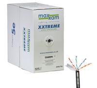 Cablenet Cat5e Black F/UTP Maxxam XXtreme Outdoor 24AWG Cable 305m Ree