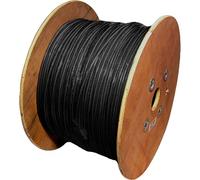 Cablenet Cat5e Black U/UTP PVC 24AWG Stranded Patch Cable 500m Reel