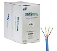 Cablenet Cat5e Blue U/UTP LSOH 24AWG Solid CPR Dca Cable 305m Reelex B