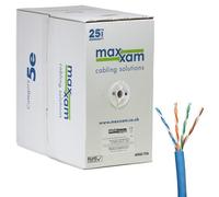 Cablenet Cat5e Blue U/UTP LSOH 24AWG Solid CPR Dca Cable 305m Reelex Box