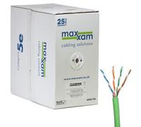 Cablenet Cat5e Green U/UTP LSOH 24AWG Solid CPR Dca Cable 305m Reelex Box