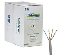 Cablenet Cat5e Grey U/UTP PVC 24AWG Solid CPR Eca Cable 305m Reelex Box