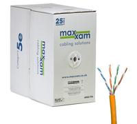 Cablenet Cat5e Orange U/UTP LSOH 24AWG Solid CPR Dca Cable 305m Reelex Box