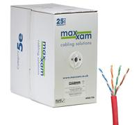 Cablenet Cat5e Red U/UTP LSOH 24AWG Solid CPR Dca Cable 305m Reelex Bo