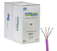 Cablenet Cat5e Violet U/UTP LSOH 24AWG Solid CPR Dca Cable 305m Reelex
