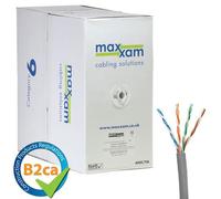 Cablenet Cat6 Grey U/UTP LSOH 24AWG Solid CPR B2ca Cable 305m Reel in Box