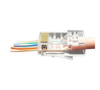 Cablenet Cat6 - RJ45 UTP EZ Easy Plug. Connector(s): RJ-45 Product colour: Transparent Connector gender: Male. Quantity per pack: 50 pc(s)
