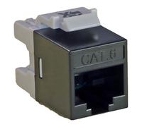 Cablenet Cat6 UTP Punch Down Keystone Jack Component Level Black