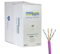 Cablenet Cat6 Violet U/UTP LSOH 23AWG Solid CPR Dca Cable 305m Reelex