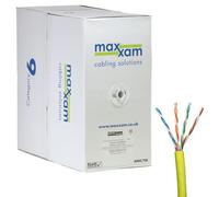 Cablenet Cat6 Yellow U/UTP LSOH 23AWG Solid CPR Dca Cable 305m Reelex Box