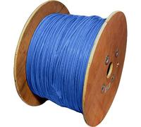 Cablenet Cat6a Blue S/FTP LSOH 26AWG Stranded Patch Cable 500m Reel