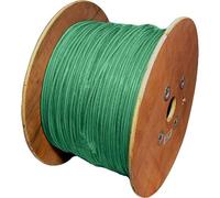 Cablenet Cat6a Green S/FTP LSOH 26AWG Stranded Patch Cable 500m Reel