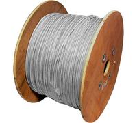 Cablenet Cat6a Grey S/FTP LSOH 26AWG Stranded Patch Cable 500m Reel